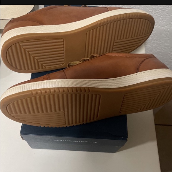 Joseph abboud sneakers pure brown leather size 12 - Picture 2 of 3